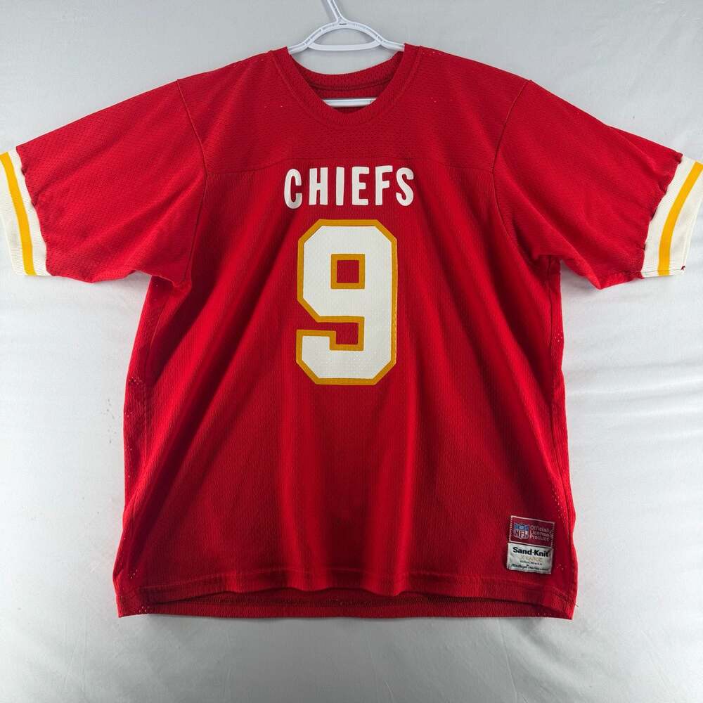 1067 XL Vintage Kansas City Chiefs #9 Football Jersey by Sand-Knit